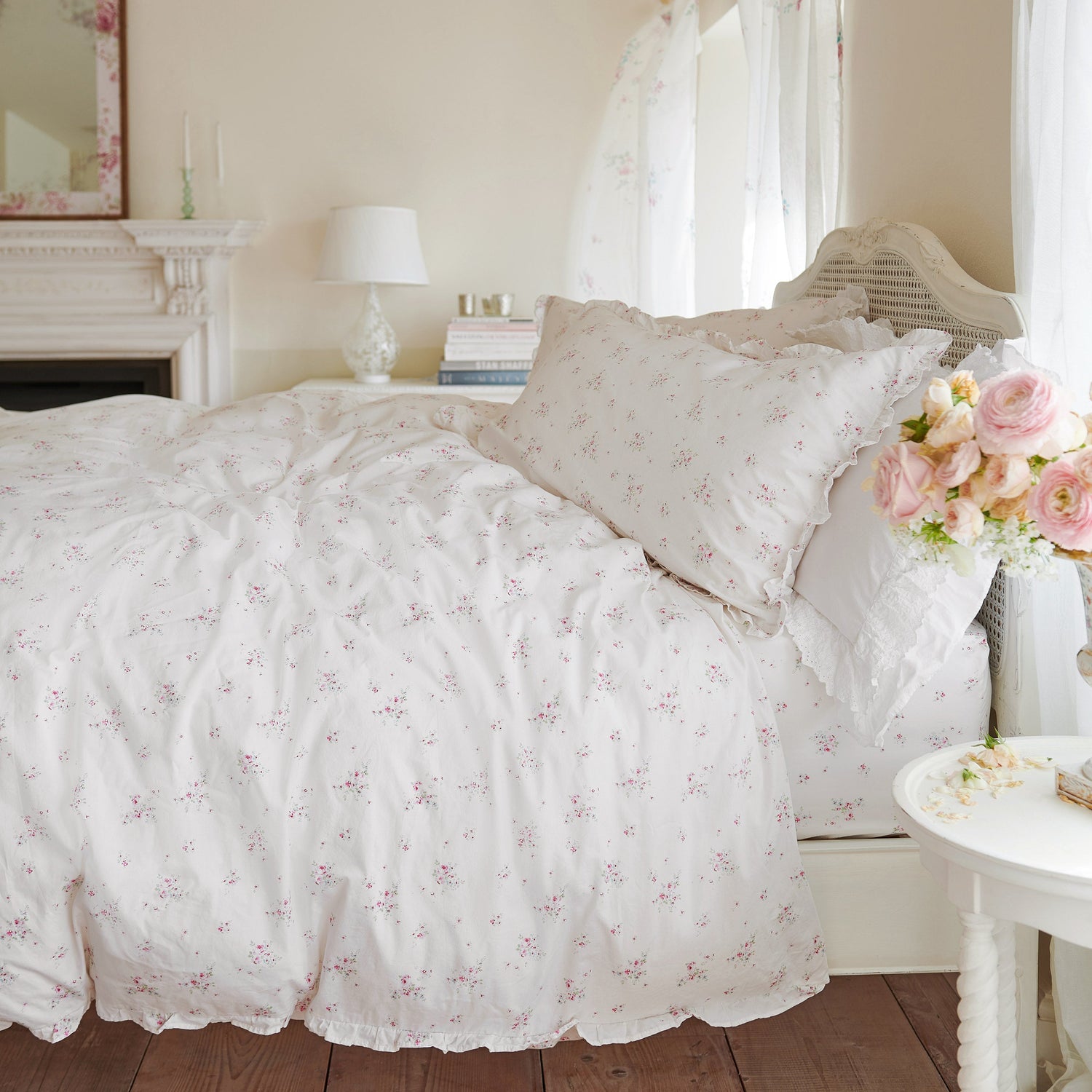 Shabby Chic By Rachel Ashwell Rosabelle Duvet Cover Bedding Set Pink