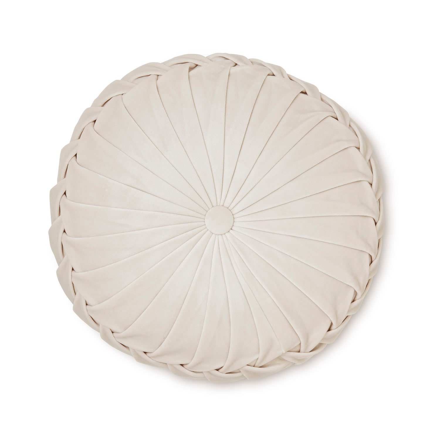 Laura Ashley Rosanna 35cm x 14cm Round Filled Cushion Almond