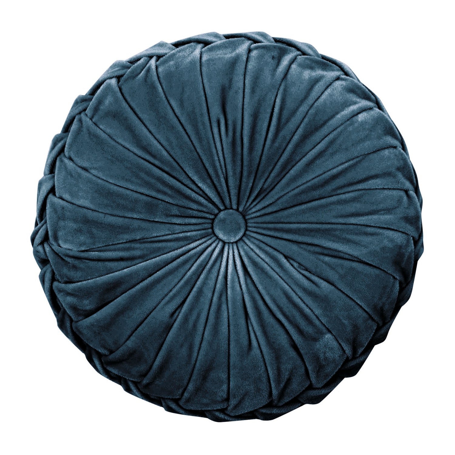 Laura Ashley Rosanna 35cm x 14cm Round Filled Cushion Dark Seaspray