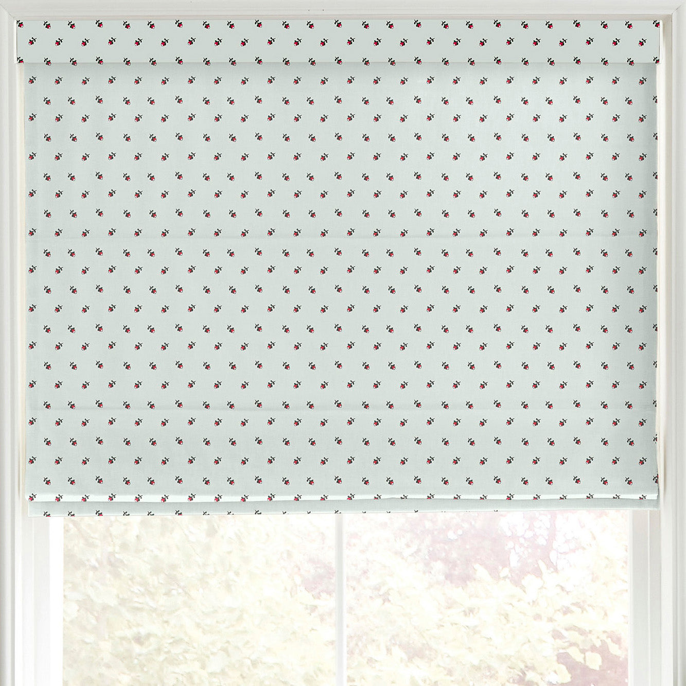 Cath Kidston Rose Bud Made to Measure Roman Blind Mint