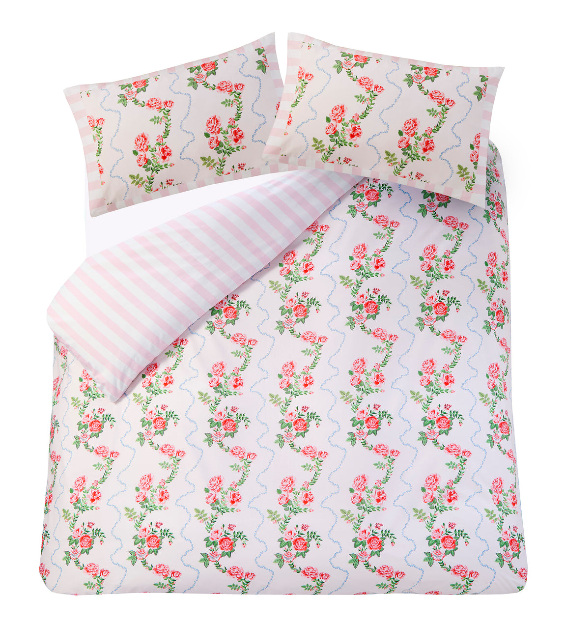 Cath Kidston Rose Flutter Duvet Cover Bedding Set Pink