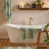 William Morris At Home Rose Stripe Towel Sage