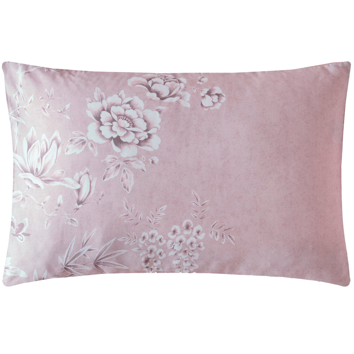 Laura Ashley Rowsham Garden Duvet Cover Bedding Set Dark Blush