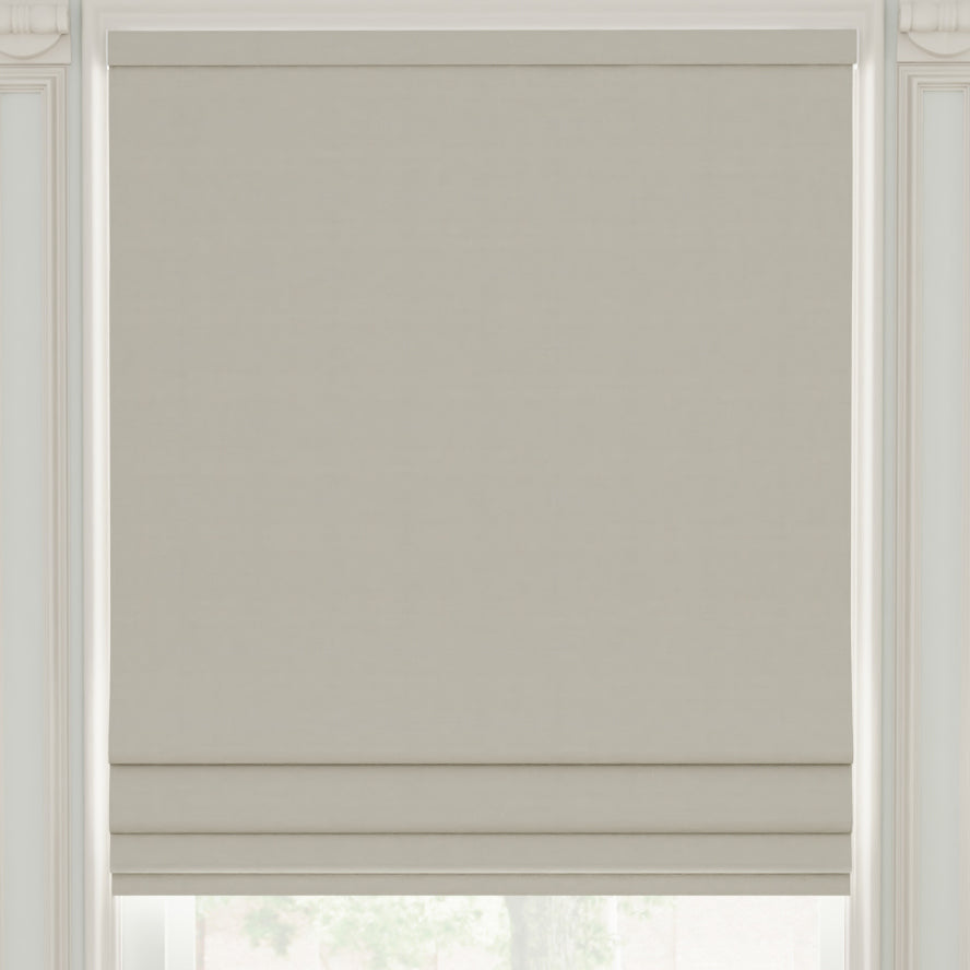 Linda Barker Royal Velvet Made to Measure Roman Blind Ivory