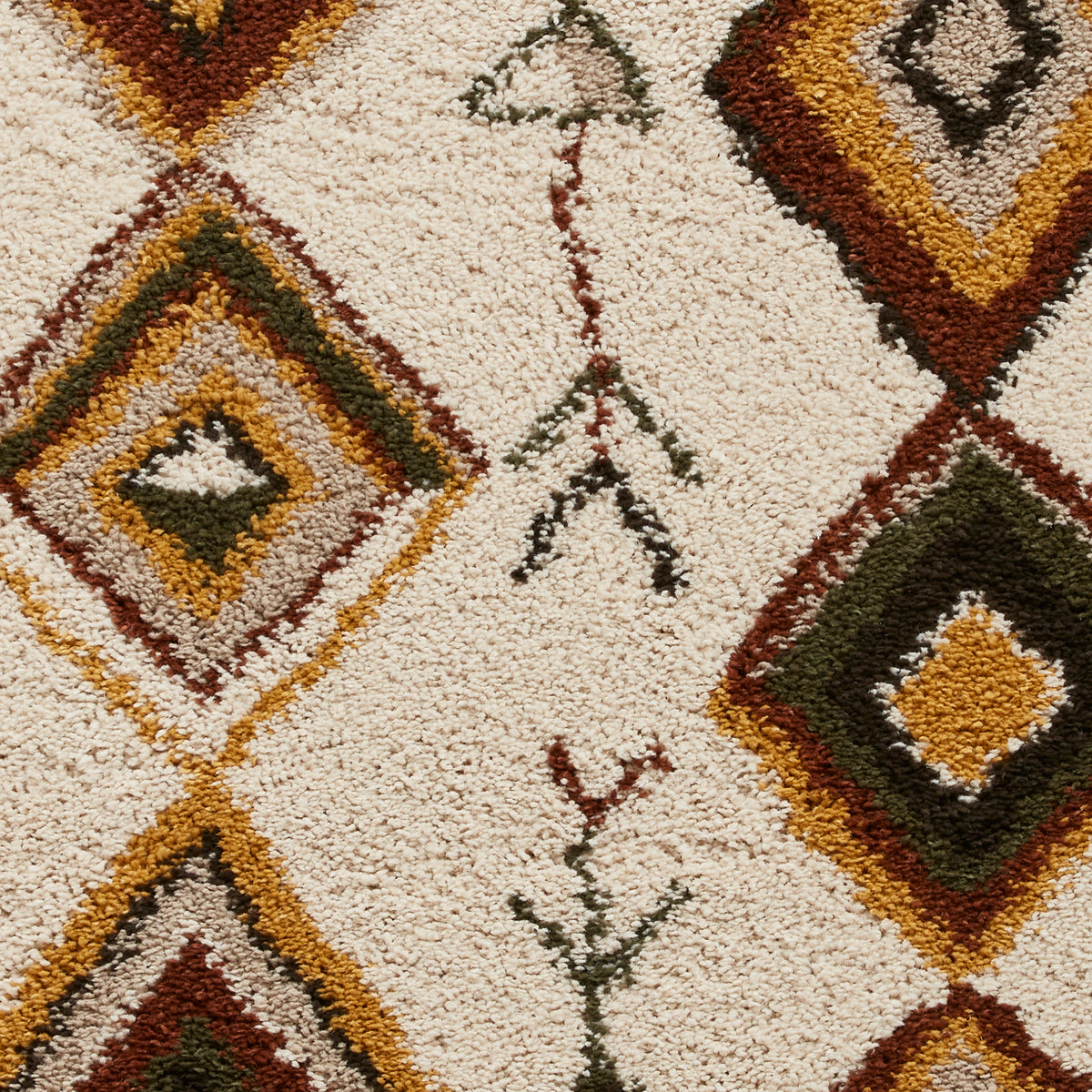 Royal Nomadic A636 160cm x 220cm Rug Cream Terra Yellow