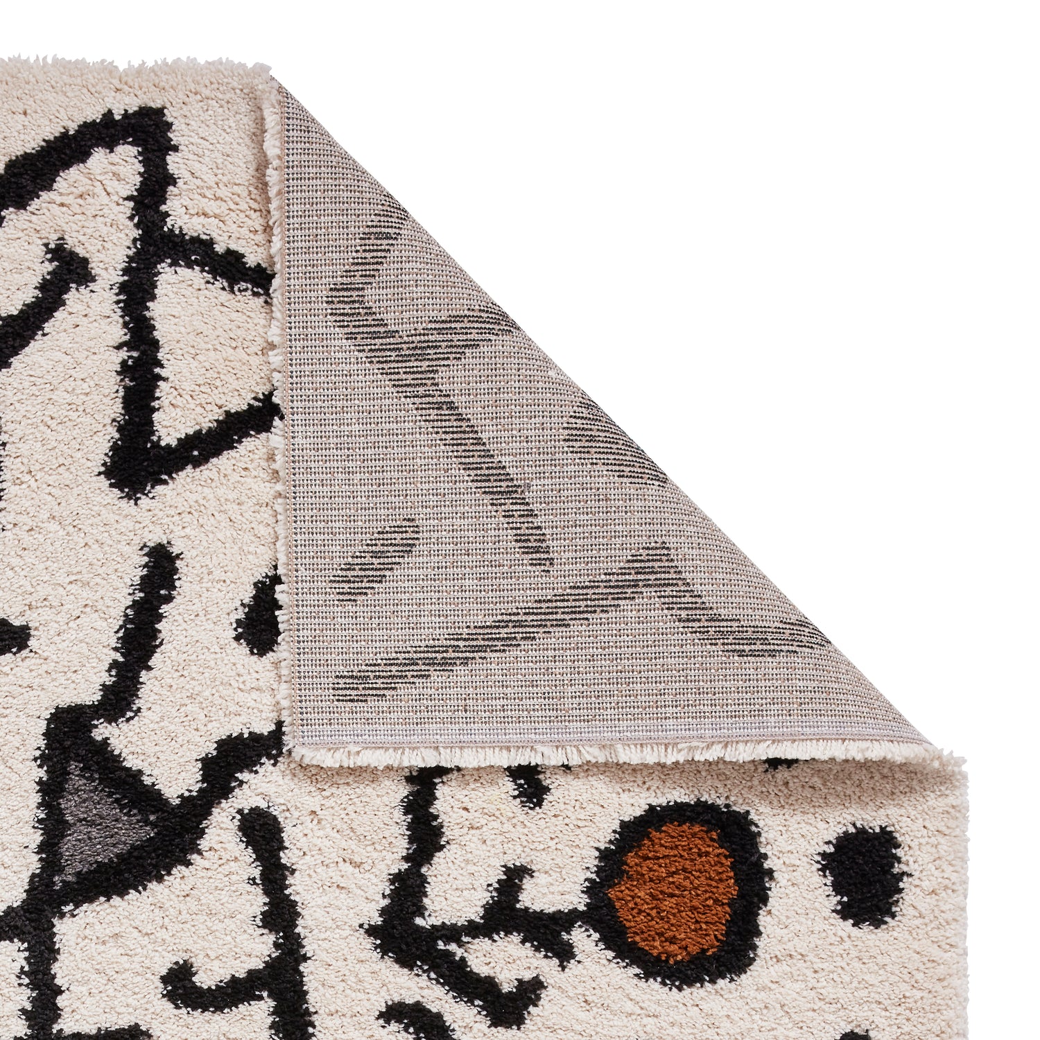 Royal Nomadic A637 120cm x 170cm Rug Cream Black Multi