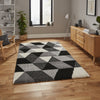 Royal Nomadic 7611 120cm x 170cm Rug Black White
