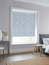 Laura Ashley Blossoms Made to Measure Blackout Roller Blind Blue