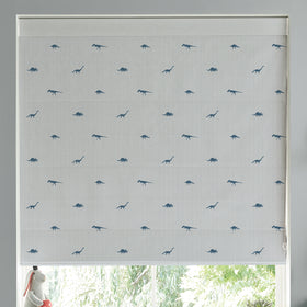 Sophie Allport Dinosaur Made To Measure Roman Blind Navy