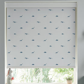 Sophie Allport Dinosaur Blackout Made To Measure Roller Blind Navy