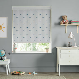 Sophie Allport Dinosaur Blackout Made To Measure Roller Blind Navy