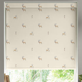 Sophie Allport Stags Translucent Made To Measure Roller Blind Natural