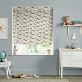 Sophie Allport Dinosaur Camouflage Blackout Made To Measure Roller Blind Khaki