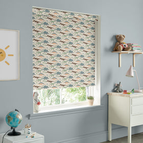 Sophie Allport Dinosaur Camouflage Translucent Made To Measure Roller Blind Khaki