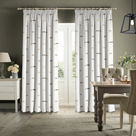 Sophie Allport Doggy Daycare Made To Measure Curtains Off White