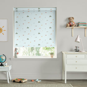 Sophie Allport On The Farm Blackout Made To Measure Roller Blind Blue
