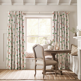 Sophie Allport Garden Vegetable Made To Measure Curtains Cream