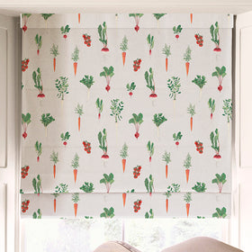 Sophie Allport Garden Vegetable Made To Measure Roman Blind Cream