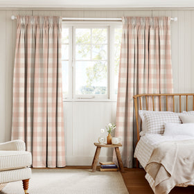 Sophie Allport Gingham Made To Measure Curtains Pink