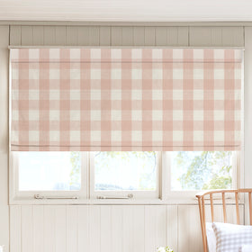 Sophie Allport Gingham Made To Measure Roman Blind Pink