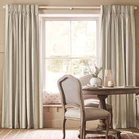 Sophie Allport Oundle Stripe Made To Measure Curtains Taupe