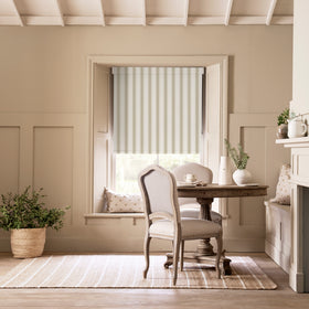 Sophie Allport Oundle Stripe Blackout Made To Measure Roller Blind Taupe