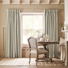 Sophie Allport Oundle Stripe Made To Measure Curtains Sage