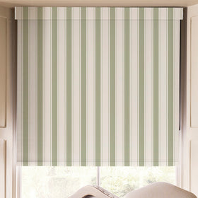 Sophie Allport Oundle Stripe Blackout Made To Measure Roller Blind Sage
