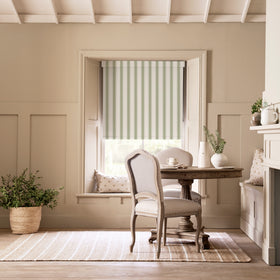 Sophie Allport Oundle Stripe Blackout Made To Measure Roller Blind Sage