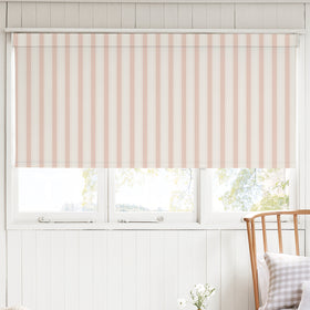 Sophie Allport Oundle Stripe Translucent Made To Measure Roller Blind Pink