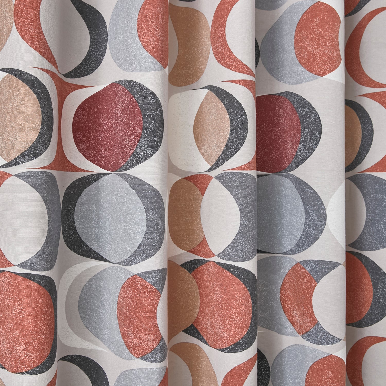 Fusion Sander Ready Made Eyelet Curtains Spice