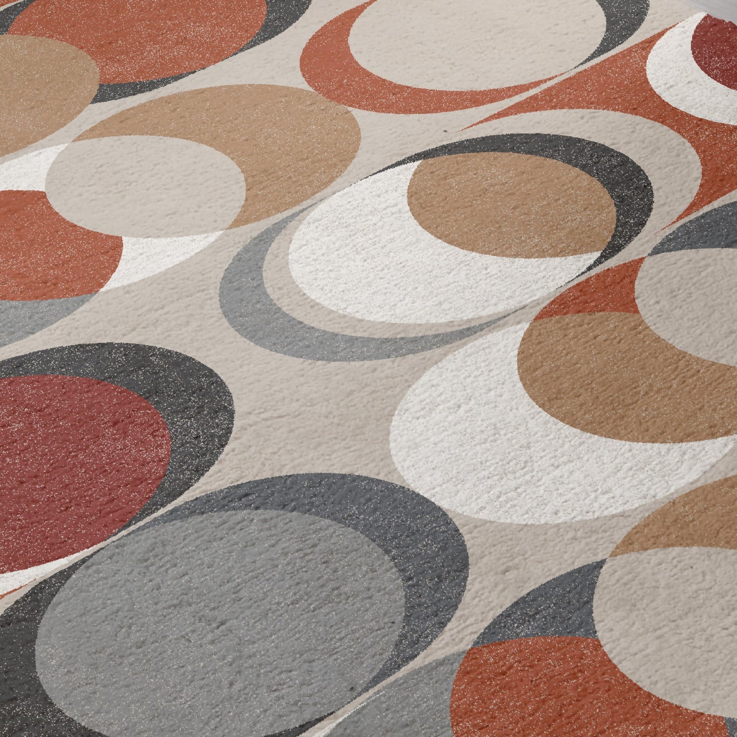 Fusion Sander Non Slip 120cm x 180cm Rug Spice