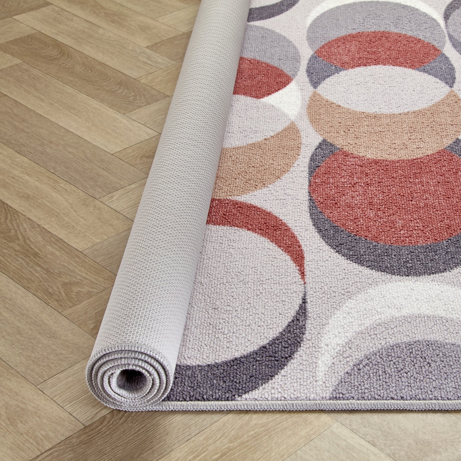 Fusion Sander Non Slip 120cm x 180cm Rug Spice