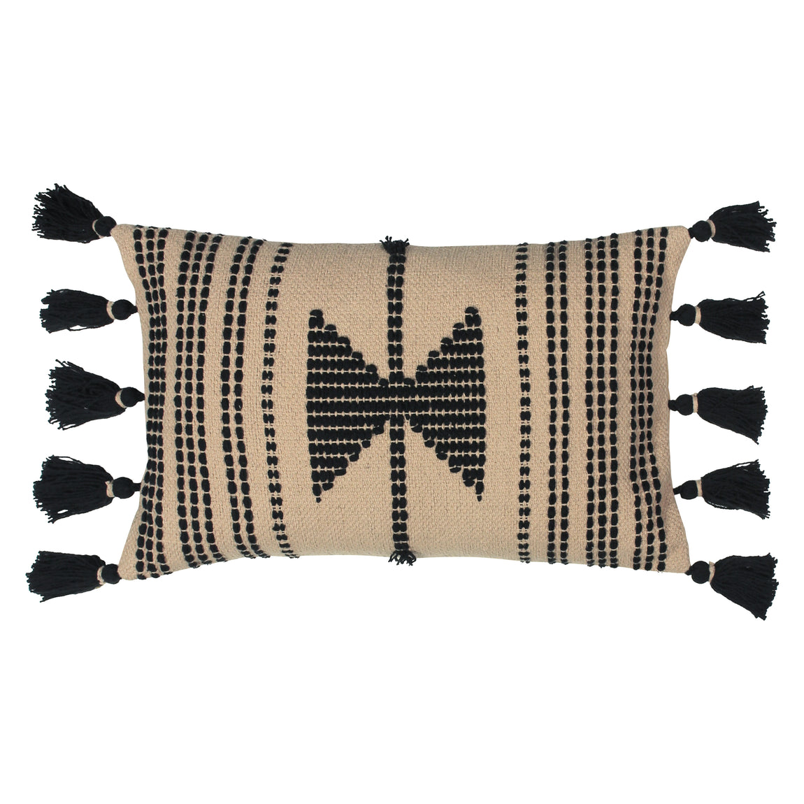 furn. Sagar Stitched 30cm x 50cm Filled Boudoir Clay