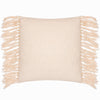 Yard Saku Blossom Fringed Cotton 50cm x 50cm Filled Cushion Honey