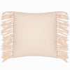 Yard Saku Blossom Fringed Cotton 50cm x 50cm Filled Cushion Pecan