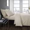 Serene Plain Dye Bed Linen Fitted Sheet Natural