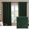Furn Soft Chenille Ready Made Eyelet Blackout Curtains Bottle