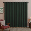 Furn Soft Chenille Ready Made Eyelet Blackout Curtains Bottle