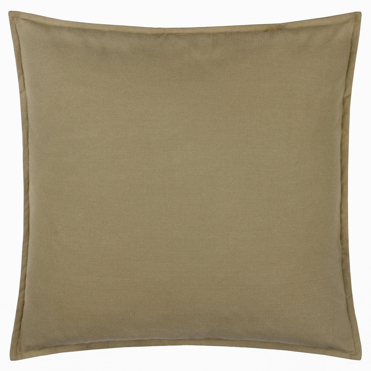 Yard Slub Cotton 50cm x 50cm Filled Cushion Moss