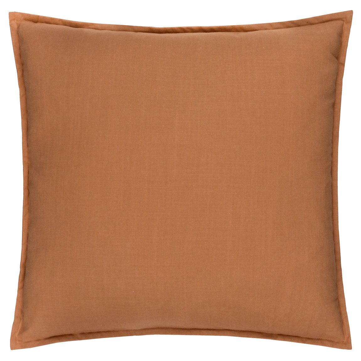 Yard Slub Cotton 50cm x 50cm Filled Cushion Toffee