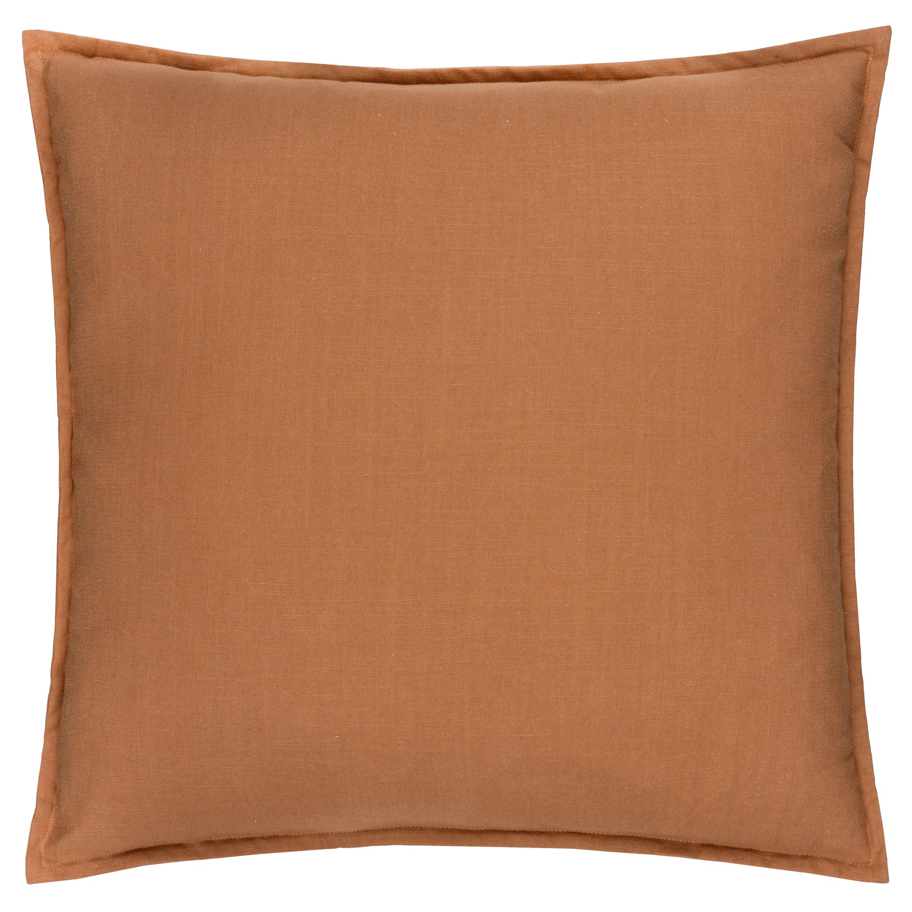 Yard Slub Cotton 50cm x 50cm Filled Cushion Toffee