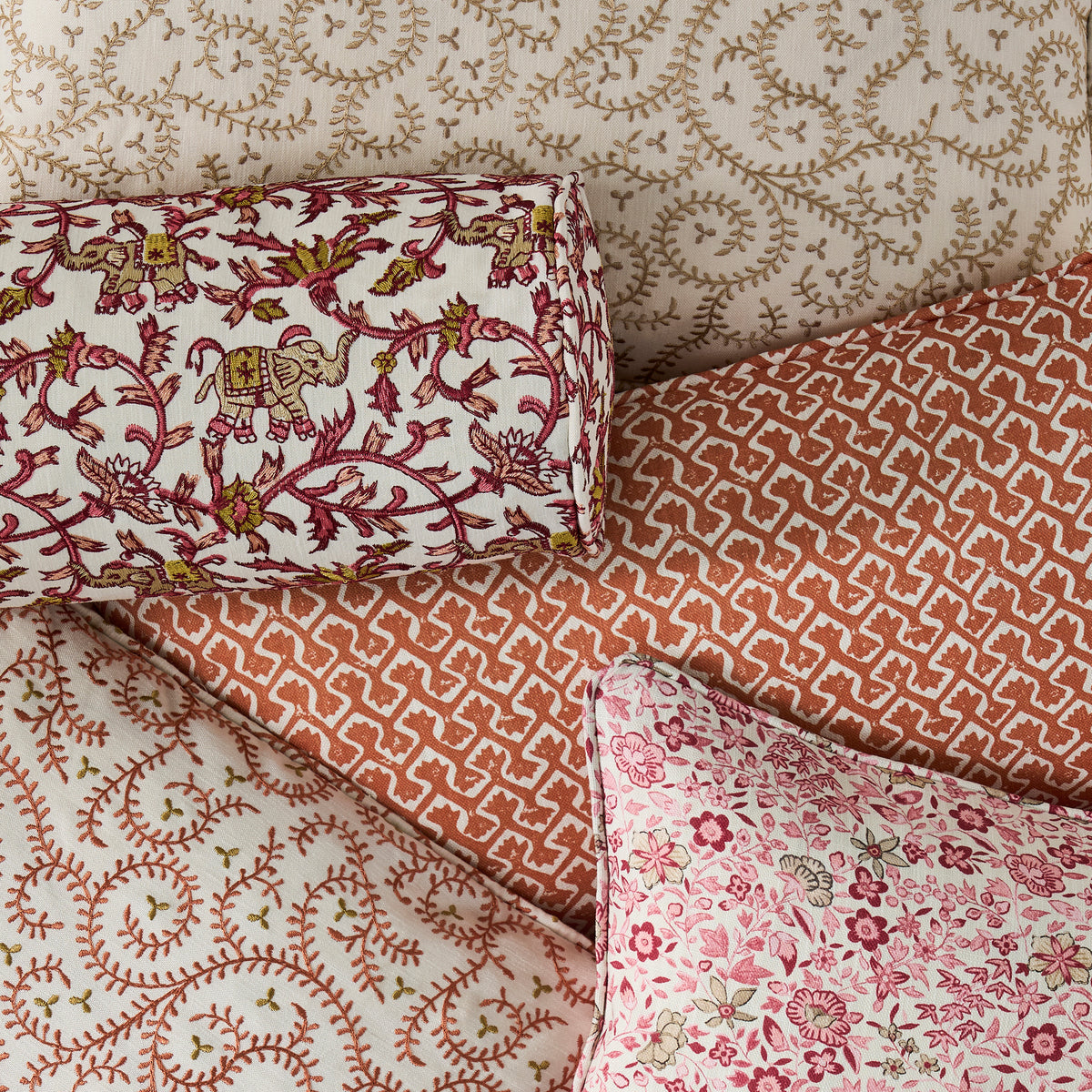 Clarke & Clarke Kalpa Fabric Spice