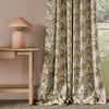 Clarke & Clarke Floresta Embroidered Fabric Ivory Linen