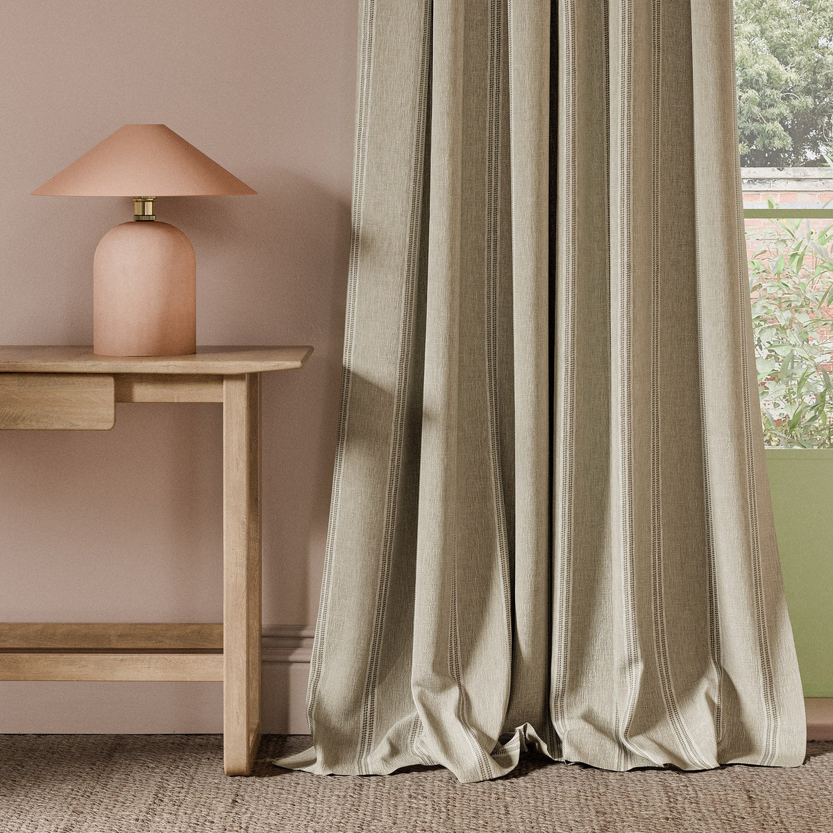 Clarke & Clarke Ordo Woven Fabric Linen
