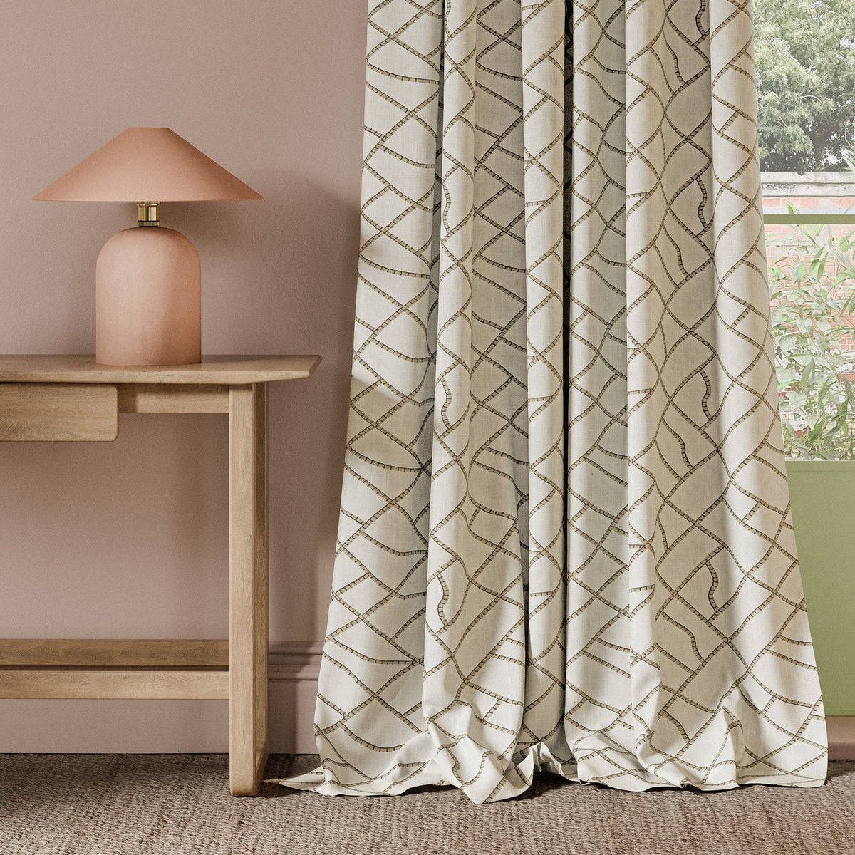Clarke & Clarke Scipio Woven Fabric Truffle