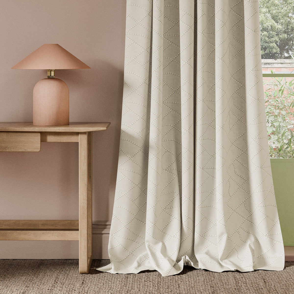 Clarke & Clarke Scipio Woven Fabric Ivory