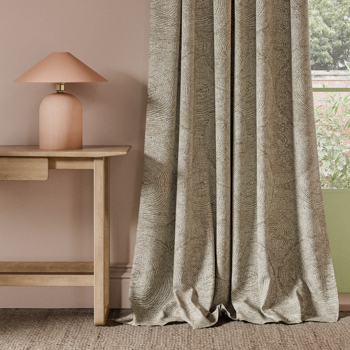 Clarke & Clarke Silvan Woven Fabric Camel