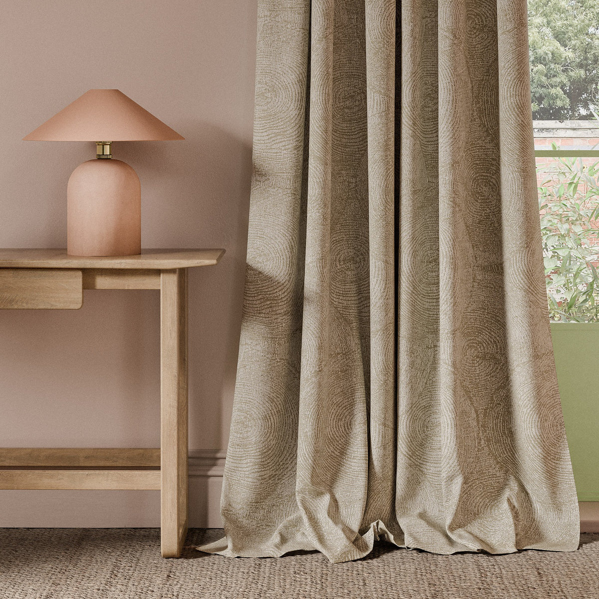 Clarke & Clarke Silvan Woven Fabric Linen