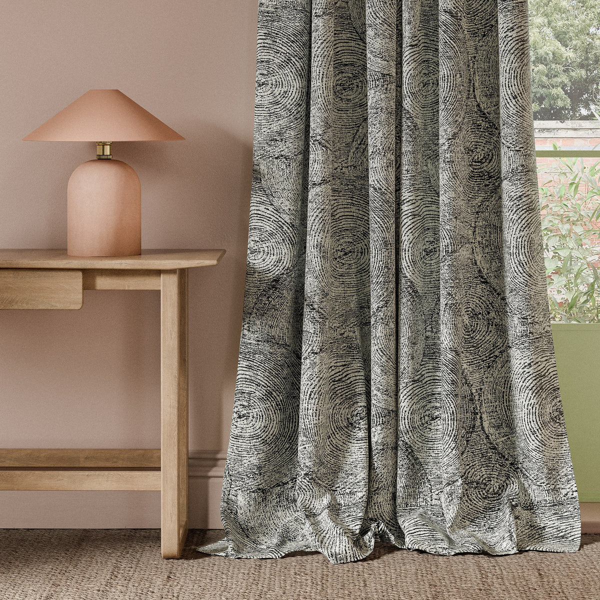 Clarke & Clarke Silvan Woven Fabric Charcoal